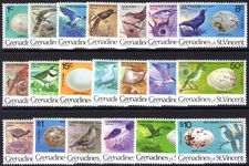 St Vincent Grenadines 1978 Birds and their Eggs unmounted mint (15c with tiny scuff).