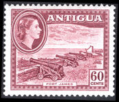 Antigua 1953-62 60c Fort James Script CA unmounted mint.