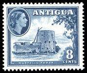 Antigua 1963-65 8c Martello Tower unmounted mint.