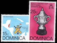 Dominica 1976 Cricket unmounted mint.