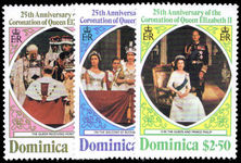 Dominica 1978 Coronation Anniversary perf 14 unmounted mint.