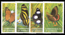 Dominica 1982 Butterflies unmounted mint.
