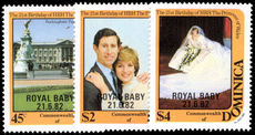 Dominica 1982 Royal Baby unmounted mint.