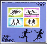 Kenya 1984 Olympics souvenir sheet unmounted mint.