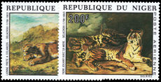 Niger 1973 Paintings by Delacroix unmounted mint.