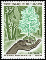 Niger 1974 National Tree Week unmounted mint.