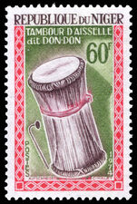 Niger 1974 Don-don Drum unmounted mint.