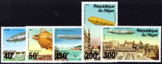 Niger 1976 75th Anniversary of Zeppelin Airships unmounted mint.