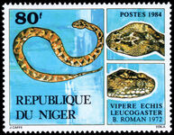 Niger 1984 Viper unmounted mint.