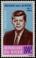 Niger 1964 Kennedy unmounted mint.