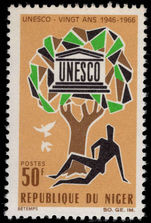 Niger 1966 UNESCO unmounted mint.