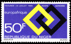 Niger 1969 Europafrique unmounted mint.