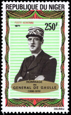 Niger 1971 General Charles de Gaulle unmounted mint.