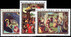 Niger 1971 Christmas. Paintings unmounted mint.