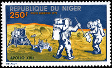 Niger 1972 Moon Flight of Apollo 17 unmounted mint.