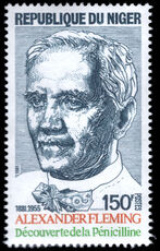 Niger 1981 Birth Centenary of Sir Alexander Fleming unmounted mint.