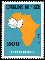 Niger 1982 Economic Community of West African States unmounted mint.