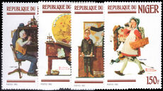 Niger 1982 Norman Rockwell Paintings unmounted mint.