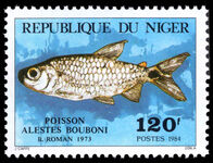Niger 1984 Fish unmounted mint.