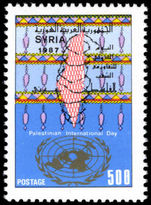 Syria 1987 International Palestine Day unmounted mint.