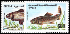 Syria 1989 Fish unmounted mint.