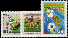 Syria 1990 World Cup Football unmounted mint.