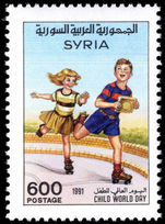Syria 1991 International Childrens Day unmounted mint.