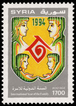 Syria 1995 International Year of the Family unmounted mint.