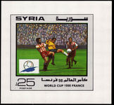 Syria 1998 World Cup Football souvenir sheet unmounted mint.