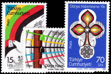 Turkey 1983 World Communications Year unmounted mint.