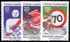 Turkey 1987 Road Safety unmounted mint.