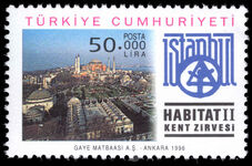 Turkey 1996 HABITAT II unmounted mint.
