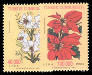 Turkey 1997 Plants unmounted mint.