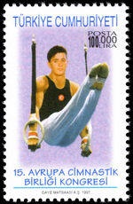 Turkey 1997 Gymnastics unmounted mint.