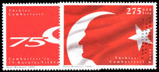 Turkey 1998 Republic Anniversary unmounted mint.