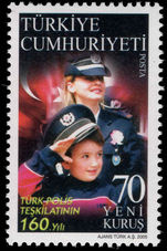 Turkey 2005 Police unmounted mint.
