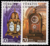 Turkey 2005 Clocks unmounted mint.