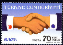 Turkey 2006 Europa. Integration unmounted mint.