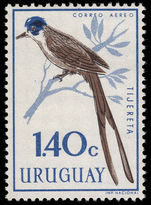 Uruguay 1962 1p40 Fork-tailed Flycatcher unmounted mint.