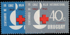 Uruguay 1964 Red Cross unmounted mint.