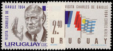 Uruguay 1964 Pres. De Gaulle unmounted mint.