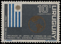 Uruguay 1967 Heads of State unmounted mint.