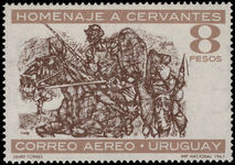 Uruguay 1967 Cervantes unmounted mint.