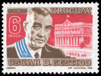Uruguay 1968 Oscar D Gestido unmounted mint.