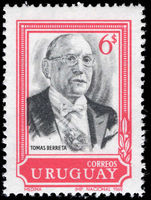 Uruguay 1969 Tomas Berreta unmounted mint.