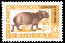 Uruguay 1970 50p Capybara unmounted mint.