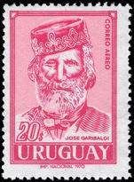 Uruguay 1970 Garibaldi unmounted mint.