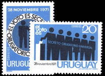Uruguay 1971 General Election unmounted mint.