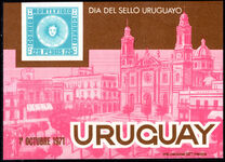 Uruguay 1972 Stamp Day (1971) souvenir sheet unmounted mint.