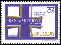 Uruguay 1972 Dan Mitrione unmounted mint.